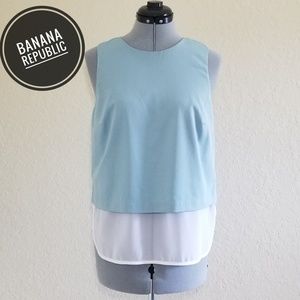 Blue - Banana Republic blouse - Size 8 petite